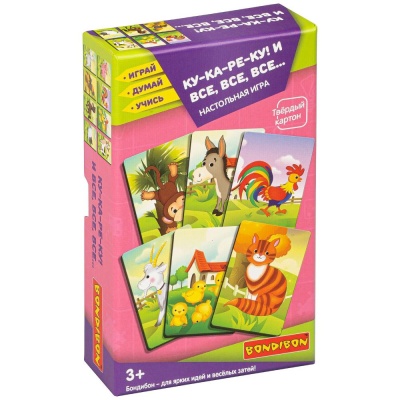 Настольная игра Ку-ка-ре-ку И все все все Bondibon ВВ4710 02