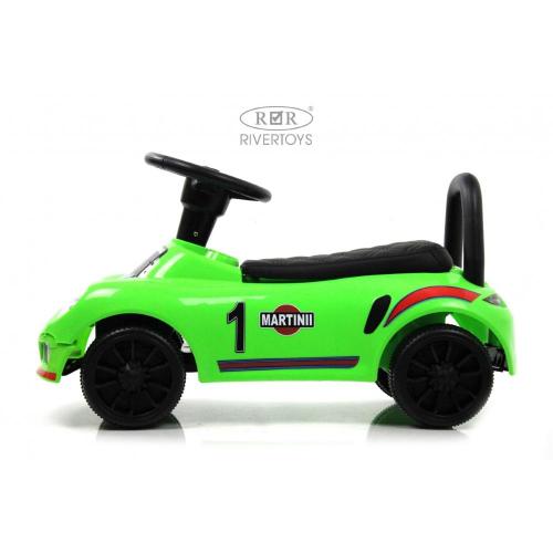 Детский толокар RiverToys F005FF зелёный фото 4