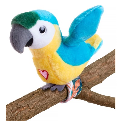 Интерактивная игрушка со слэп браслетом Синий попугай Happy Yappers 9593 5