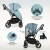 Детская прогулочная коляска Aimile Aster AS-004 Aquagreen