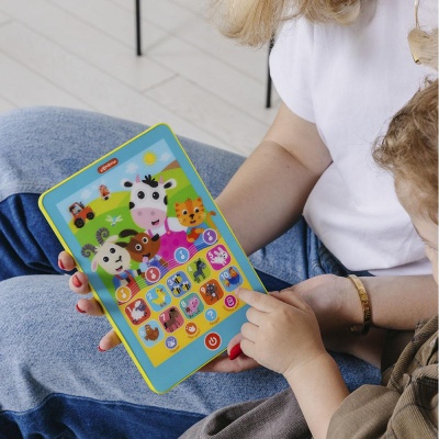 Развивающая игрушка Мой первый планшетик Дружная ферма Азбукварик 3317 02
