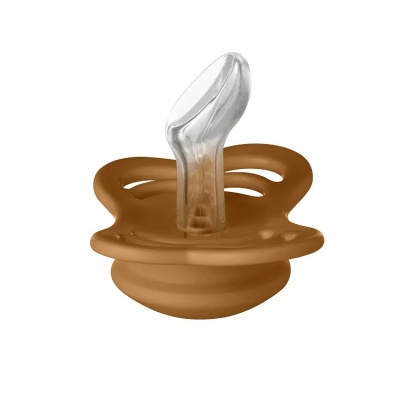 Соска-пустышка силиконовая 6+ месяцев BIBS Couture Silicone Caramel 1510289 2