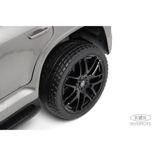Детский электромобиль Lexus 570 RiverToys E555EE серый глянец фото 20