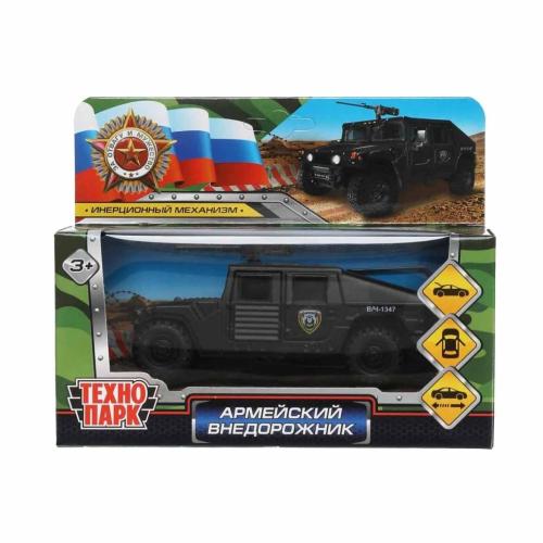 Игрушка Машина Армейский внедорожник Технопарк HAMVE-12-BK фото 4