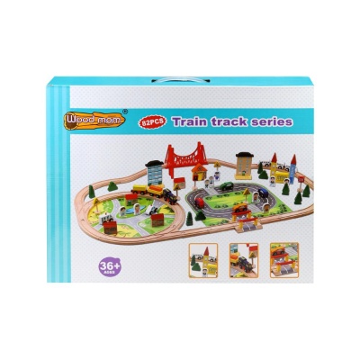 Деревянная железная дорога Рыжий Кот ИД-1223