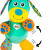 Игрушка с подвесом для малышей Щенок интерактивная Lamaze Tomy 65580
