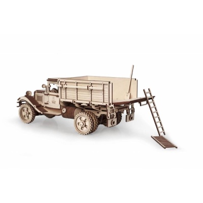 Деревянный 3D конструктор Lemmo 0108 Грузовик ЛТ с кузовом 02