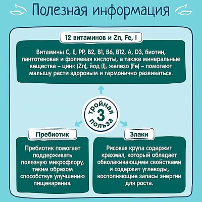 Каша молочная рисовая тыква абрикос 200 г от 5 месяцев ФрутоНяня 93473 3