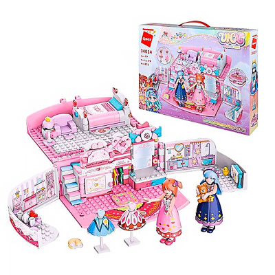 Конструктор для девочек Домик 479 деталей Qman 34014Q 2