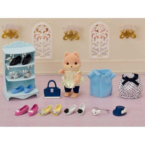 Игровой набор Sylvanian Families Карамельная собачка модница и ее гардероб Epoch 5541 фото 2