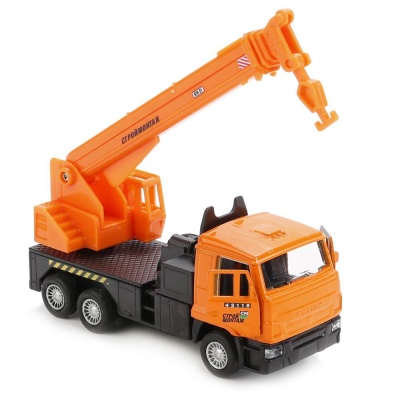 Металлическая машинка КамАЗ Автокран Технопарк SB-16-23WB
