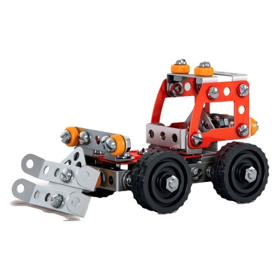 Конструктор металлический Бульдозер 127 деталей Десятое королевство 02135 1