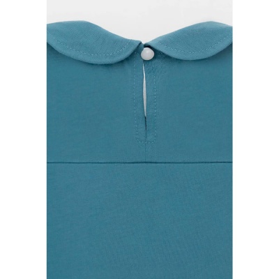 Рубашка с воротничком для девочки Crockid 302735 капитанский синий к561 5