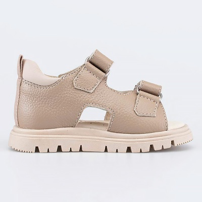 Сандалии для мальчика Котофей 122233-22 бежевые 2