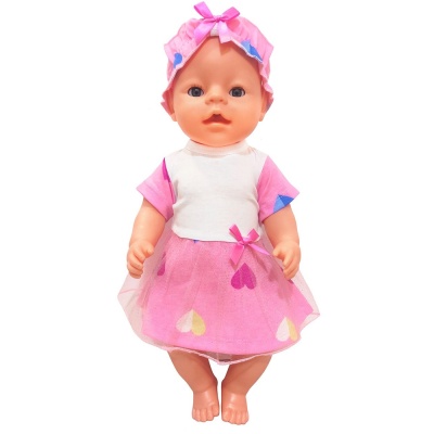 Одежда для кукол Платье с повязкой Колибри 59 1