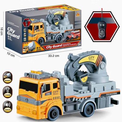 Машина Автоэкскаватор радиоуправляемая Наша игрушка 60193A 3