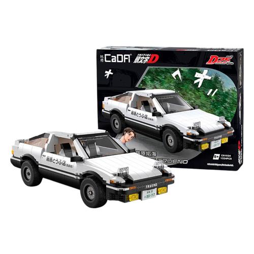 Конструктор CaDA Toyota AE-86 Trueno 1324 детали Double Eagle C61024W фото 12