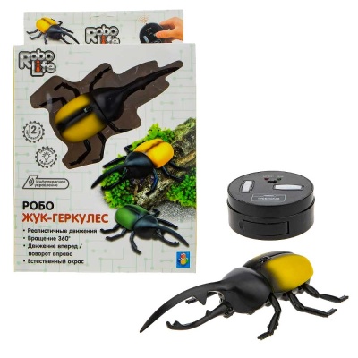 Робо Жук-Геркулес RoboLife на радиоуправлении 1Toy Т19032 1 Робо Жук-Геркулес RoboLife на радиоуправлении 1Toy Т19032 1
