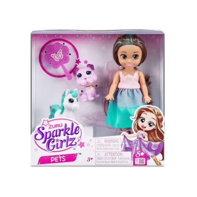 Игровой набор Sparkle Girlz Принцесса с питомцами Zuru 100522