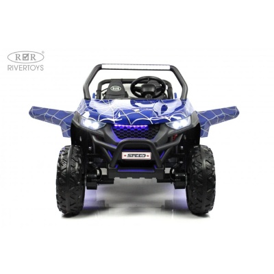 Детский электромобиль Spider 4WD RiverToys T777TT синий