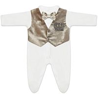 Комбинезон Принц с жилеткой и бабочкой Luxury Baby РП-0015