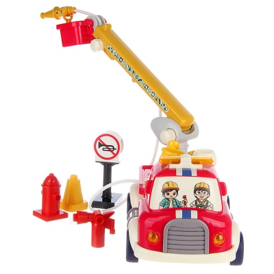 Машина инерционная Пожарная свет звук пар Veld Co 135399 4