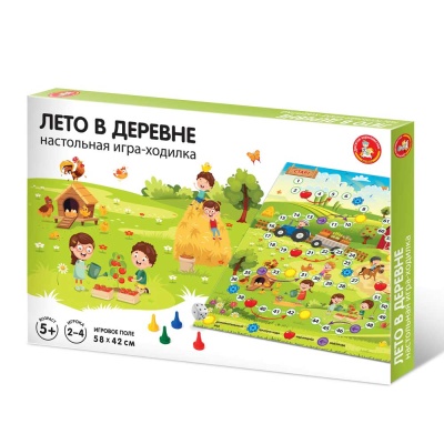 Игра настольная ходилка Лето в деревне Десятое Королевство 04774