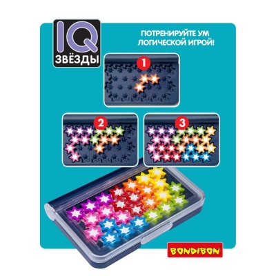 Настольная игра IQ-Звёзды Bondibon ВВ3066 Настольная игра IQ-Звёзды Bondibon ВВ3066