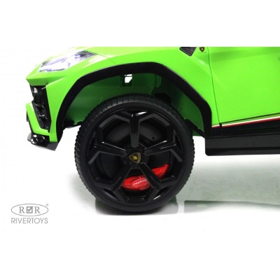 Детский электромобиль Lamborghini Urus RiverToys E777EE зелёный