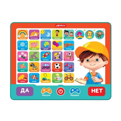 Развивающая игрушка Планшетик Всё обо всём Азбукварик 1923 01