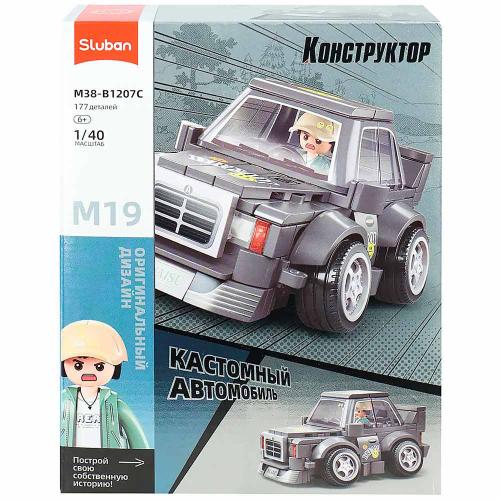 Конструктор Автомобиль малолитражный 177 деталей Sluban M38-B1207C фото 2