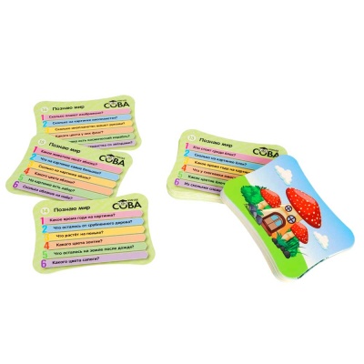 Настольная игра-викторина Умная сова Познаю мир Bondibon BB5373