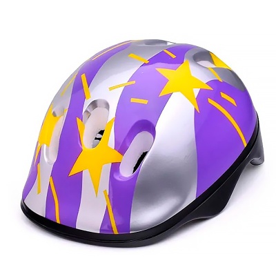 Защитный шлем для детей Звезды 00-3801 фиолетовый 2