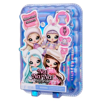 Кукла сюрприз Медвежонок Брианна Милые Сладкоежки 20 см Na! Na! Na! Surprise MGA 42676 Кукла сюрприз Медвежонок Брианна Милые Сладкоежки 20 см Na! Na! Na! Surprise MGA 42676