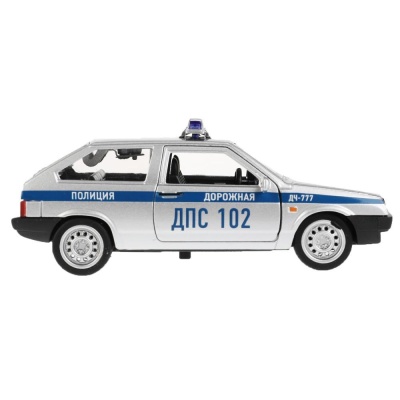 Коллекционная машинка LADA 2108 Спутник Полиция Технопарк 2108-12POL-SR 04