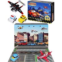 Игровой набор Адвент-календарь Парковка 24 дня Рыжий Кот И-9311