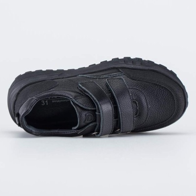 Полуботинки школьные Котофей 532327-21 чёрный 04