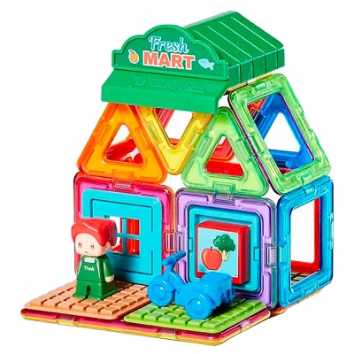 Конструктор магнитный Магазин 22 детали Наша игрушка 2891928 1