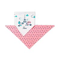 Нагрудник и шейный платок Paris 2 в 1 BabyOno 879/07