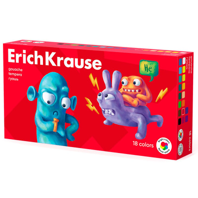 Краски гуашь Jolly Friends Erich Krause ЕК-61416
