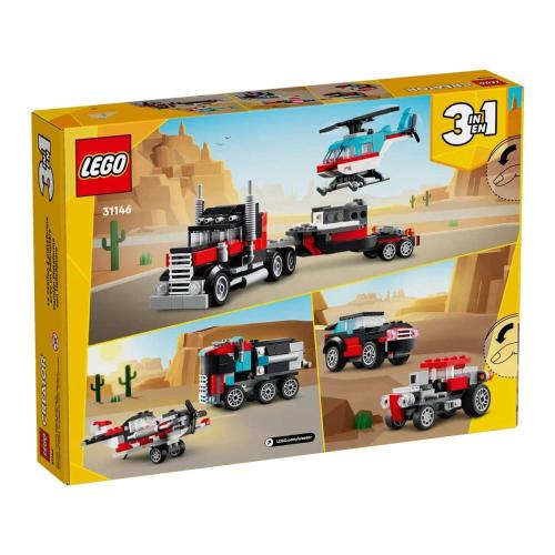 Конструктор Lego Creator 31146 Грузовик-платформа с вертолетом фото 10