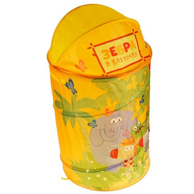 Корзина для игрушек Зебра в клеточку Играем вместе XDP-17946-R 03
