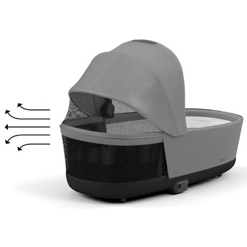 Коляска 2 в 1 Cybex Priam IV Rosegold Mirage Grey фото 24