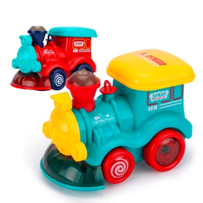 Паровозик на батарейках свет пар Наша игрушка 2129451