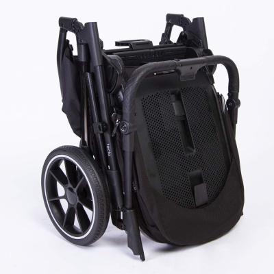 Коляска детская Peppy Tecla 2 в 1 Chrome Edition Shadow Black (черный)-10