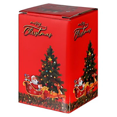 Новогодний снежный шар с подсветкой Солдатик с мишкой Miland СВФ-9107 04