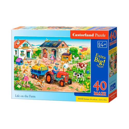 Пазл для малышей Maxi На ферме 40 элементов Castorland B-040193 фото 2