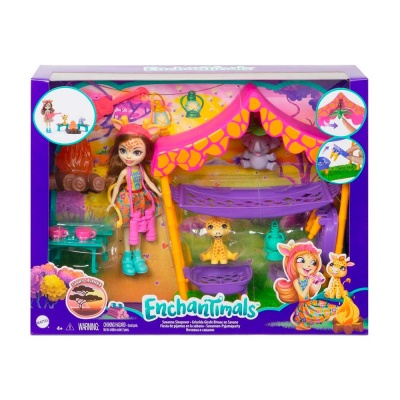 Игровой набор Enchantimals Ночевка в саванне Mattel GTM33