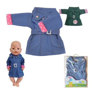 Одежда для кукол Плащик джинсовый Колибри 83 3