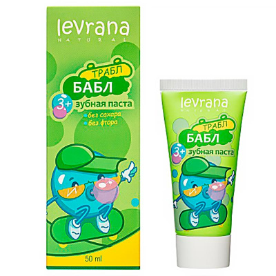 Зубная паста детская Трабл Бабл 50 мл Levrana NTP21 3
